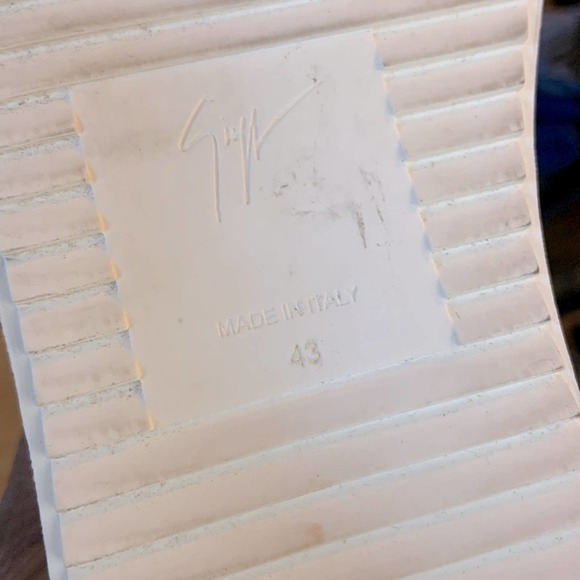 Giueseppe Zanotti Double Zip Sneaker Size 43 IT/ 10 US - Picture 13 of 15